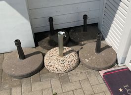 5 Stück Sonnenschirm Ständer