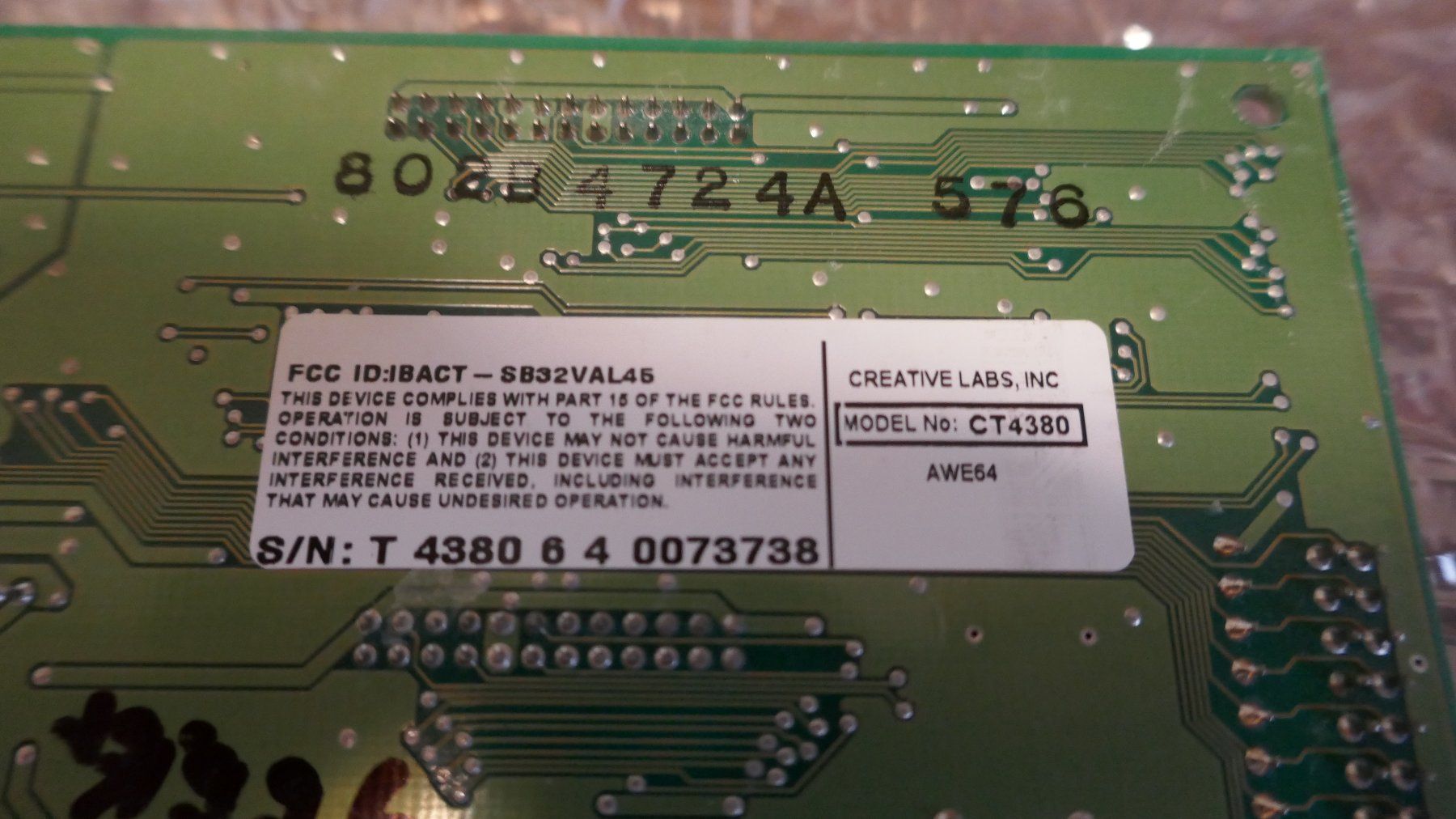 Creative Soundkarten: Creative Soundblaster AWE32 - CT4380 – Gebraucht aus Wenslingen von FairlightCMI 4