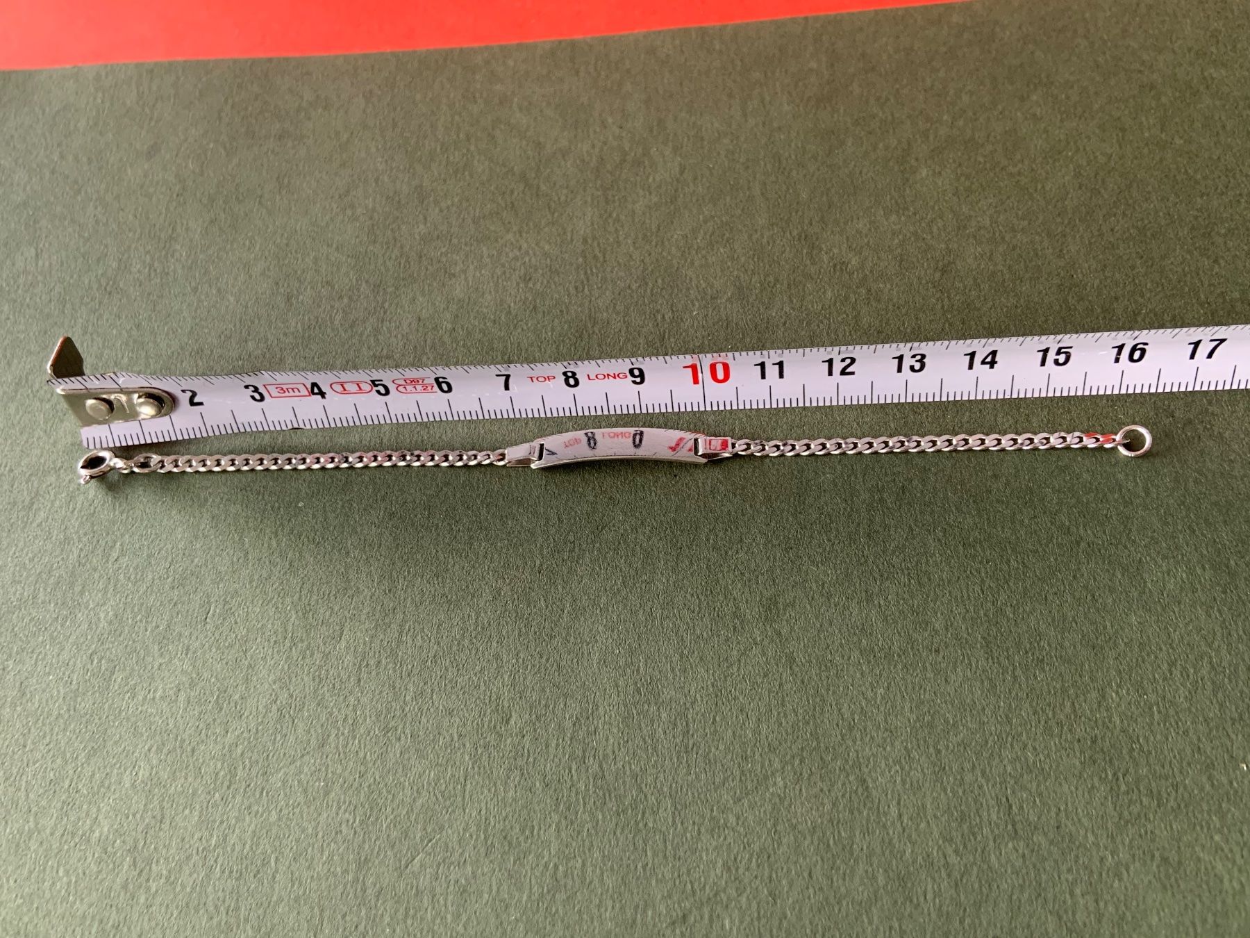 Armbänder & -reifen: Kinder-Namenskette (16 cm) silber – Gebraucht aus Laufen von Bellebellezza 2