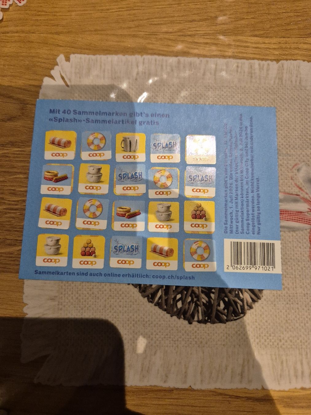 Coop Timbres & points: splash Marke – Neuf (Voir description) à Würenlingen par kuh33 1