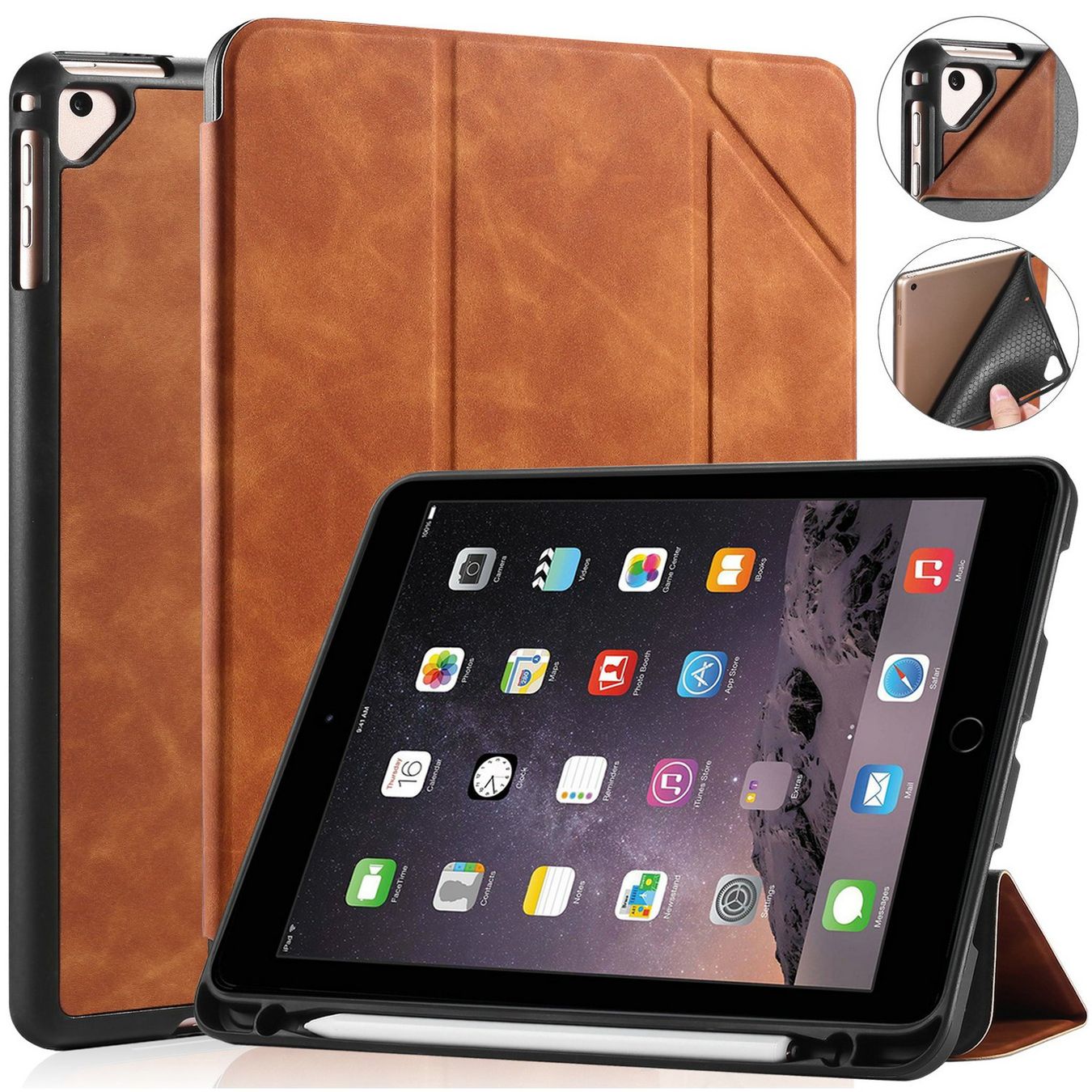 Cover & Protezioni schermo: iPad Mini 5/4 - Smartcase support étui ipad mini Brun – Nuovo e nell'imballaggio originale da Morges venduto da DigiAC