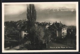 AK Pully, Pully et les Alpes de Savoie