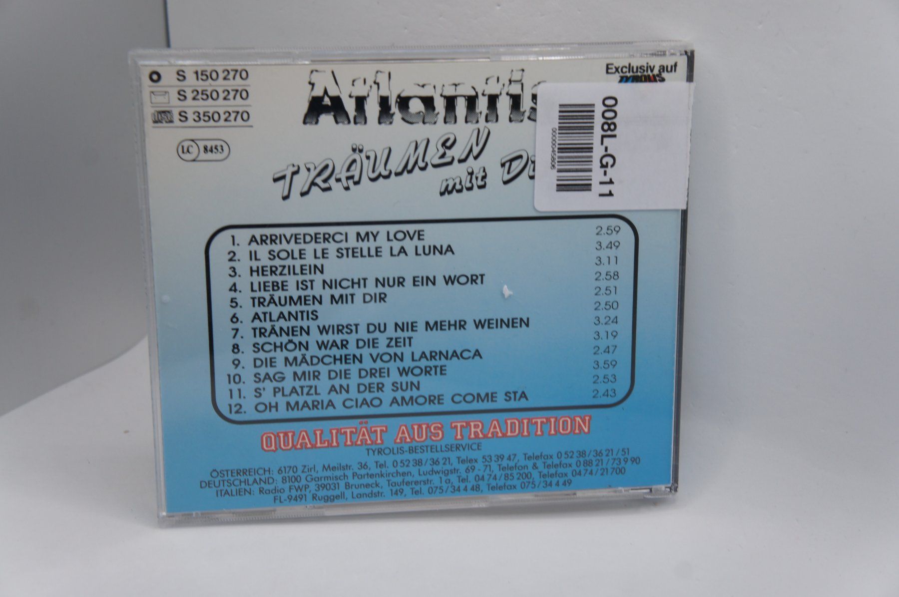 CDs: rare CD Atlantis: Träumen mit dir – Gebraucht aus Ernetschwil von luisvonerni 1