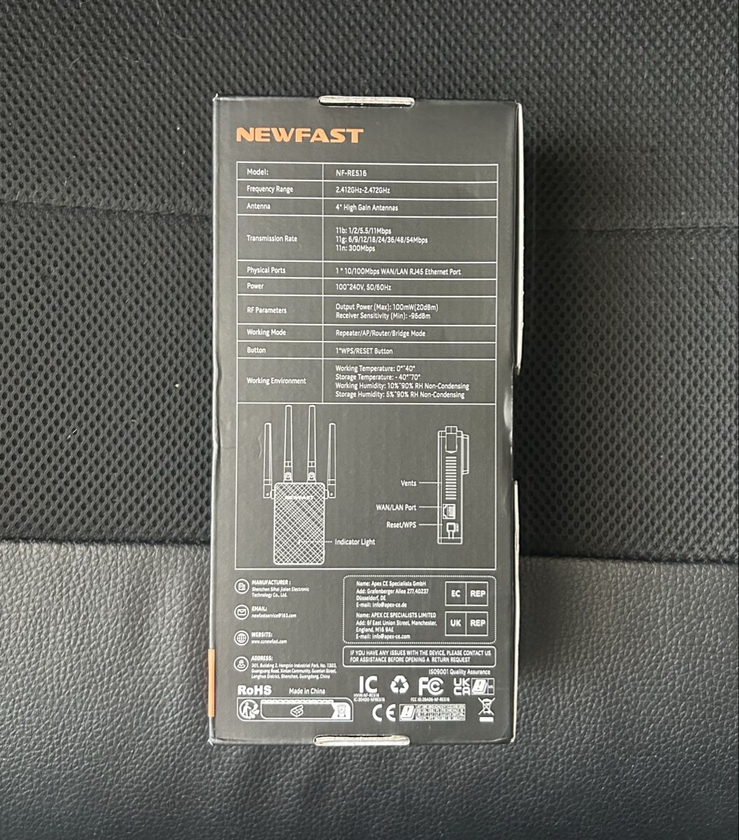 Wlan: NEWFAST Wifi Range Extender – Neu (gemäss Beschreibung) aus Hausen von Sabzz 2