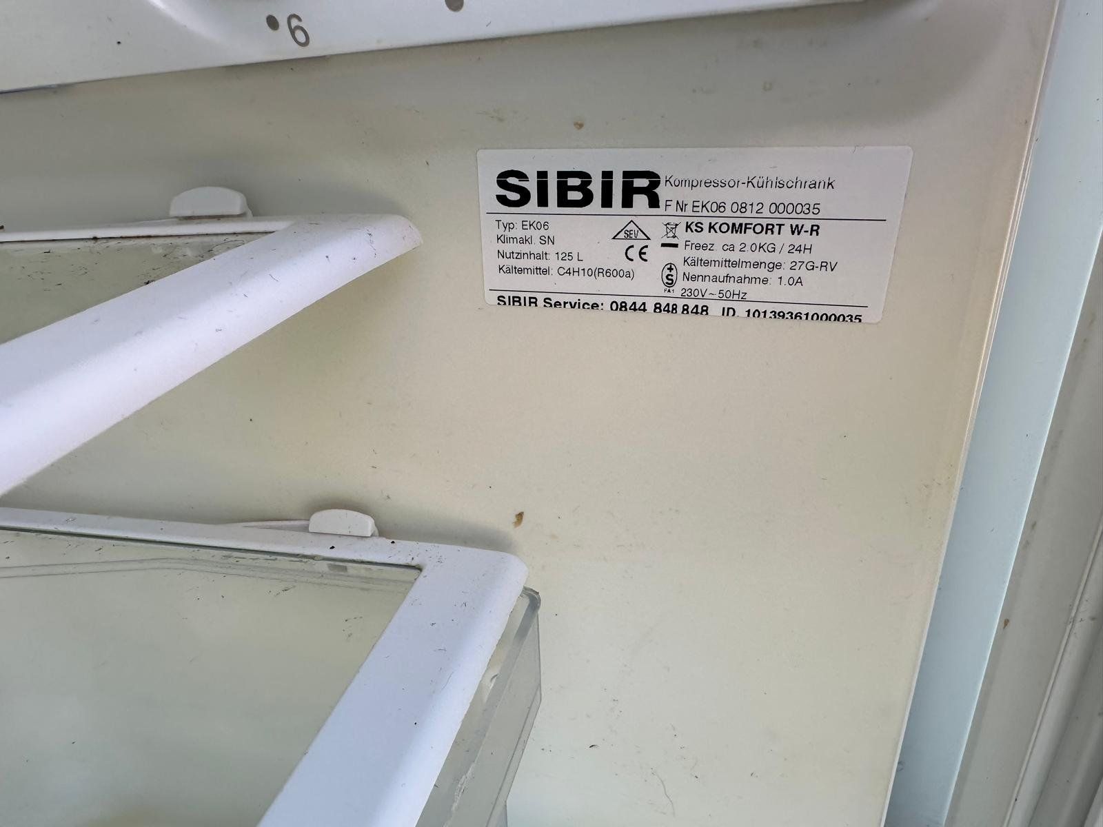 Sibir Frigoriferi: Kühlschrank Einbaukühlschrank SIBIR – Usato da Spreitenbach venduto da Space_X 4