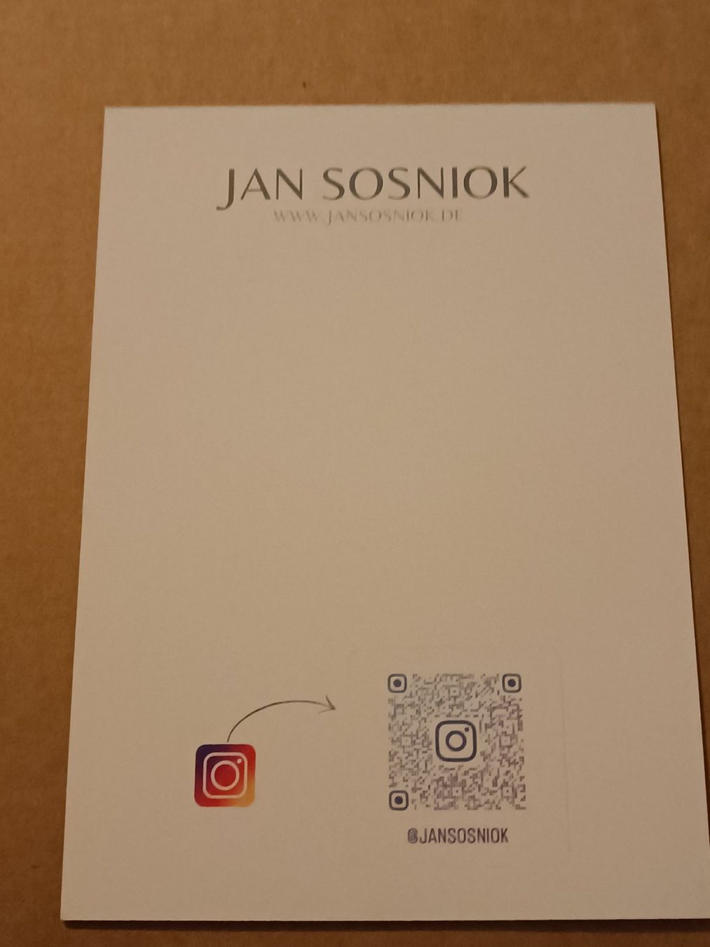 Autografi: Jan Sosniok - handsignierte Autogrammkarte – Usato da Menziken venduto da Artographs 1