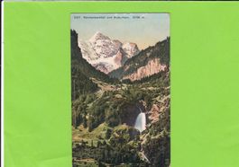 Reichenbachfall und Wetterhorn