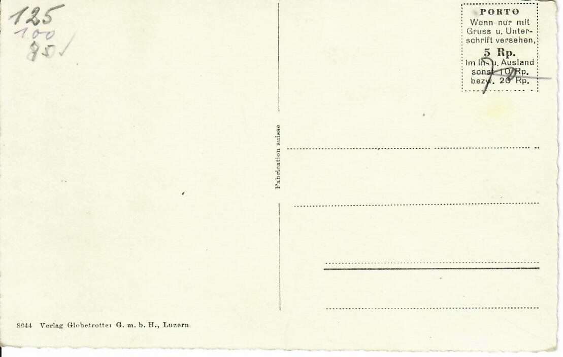 Cartoline postali: Ponte  Tresa – Usato da Hochdorf venduto da Ziegel-16 1
