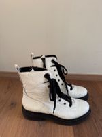 Laura Bellariva Boots weiss Lack, Gr. 38