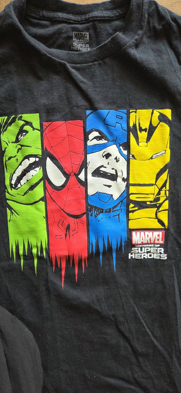 T-shirt: Marvel Superhelden T-Shirt Comic-Print, Grösse S, – Usato da Kaltbrunn venduto da BarbaraR 2