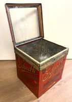 Blechdose Bonbons Biscuits Waffeln Schnebli Baden Glasdeckel