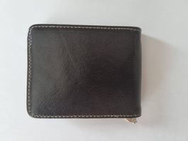 Aus echtem Leder, dünne Brieftasche