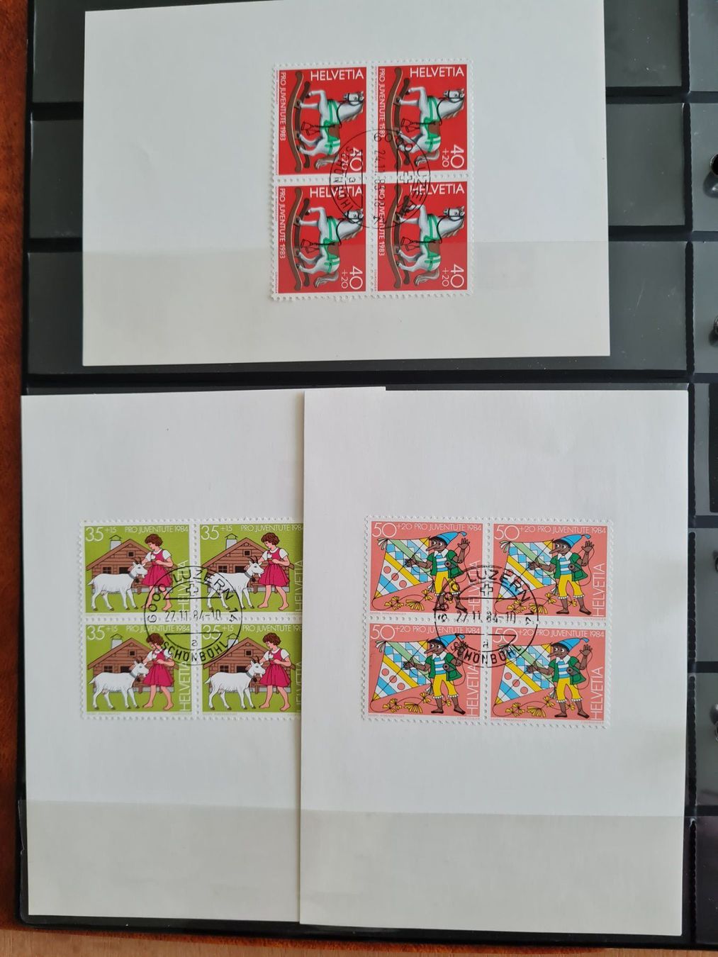 Alben: Album mit Schweizer Briefmarken. – Gebraucht aus Luzern von Ulrich34 4