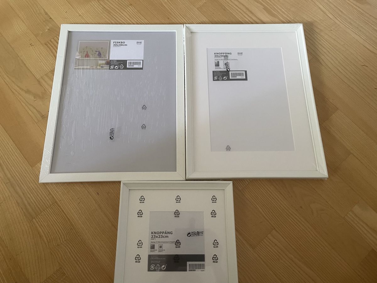 Ikea Cornici: Bilderrahmen weiss IKEA 3 Stück  – Nuovo e nell'imballaggio originale da forch venduto da Draechli789 2