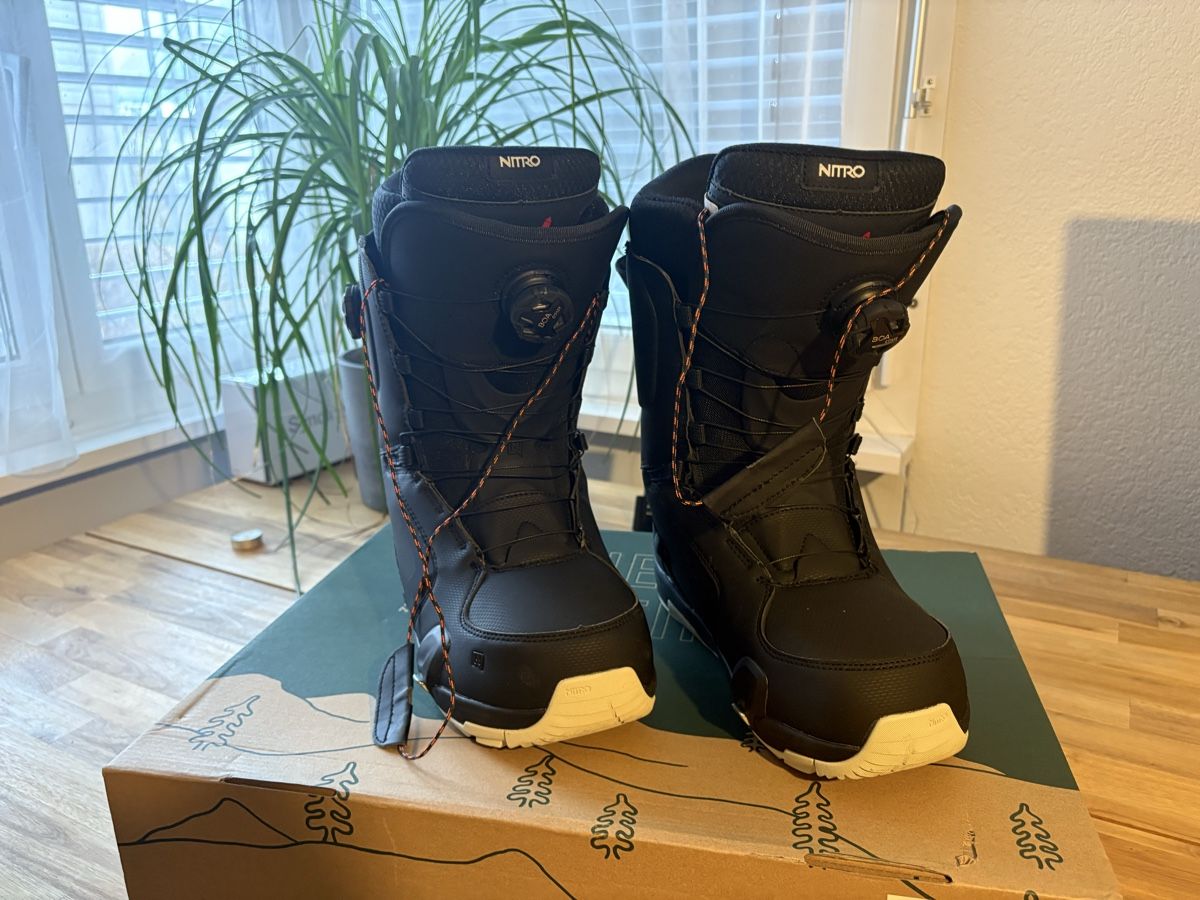 Snowboard Nitro Herrenschuhe: Step ON / Nitro Darkseid Boa Snowboardschuhe Gr.43 – Neu (gemäss Beschreibung) aus Oberurnen von Martintron 2