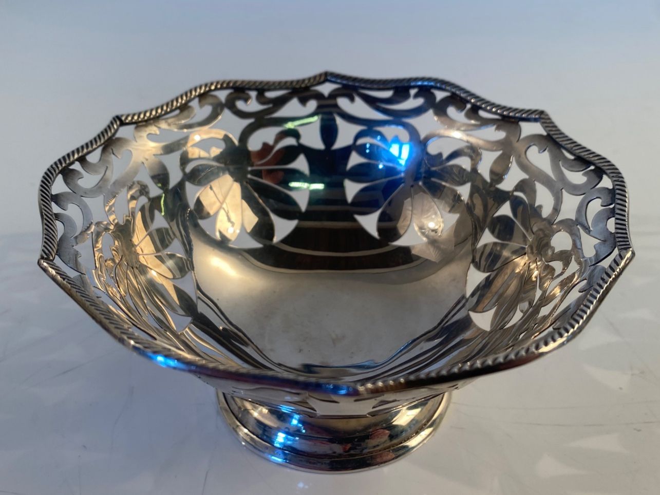 Ciotole: Silber Vintage Schälchen, Durchbrochen, 900 er – Usato da Ballwil venduto da ClassicGallery 1