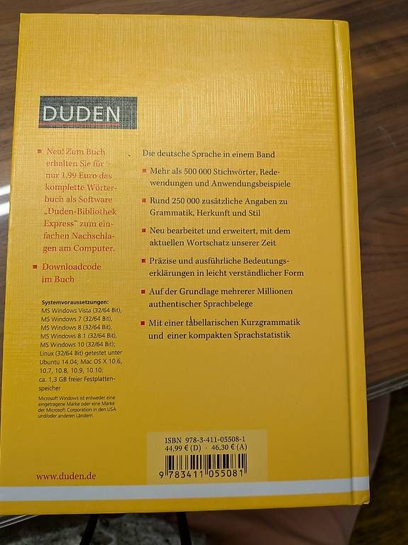 Libri: Duden Deutsches Universalwörterbuch – Usato da Zürich venduto da Hund_2000 1