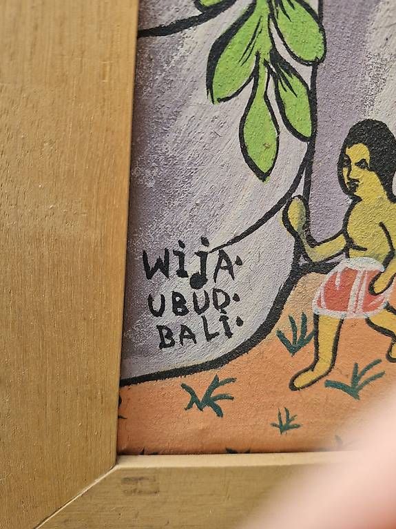 Dipinti: Bali-Bild handgemalt und Original – Usato da Samstagern venduto da Karibik64 1