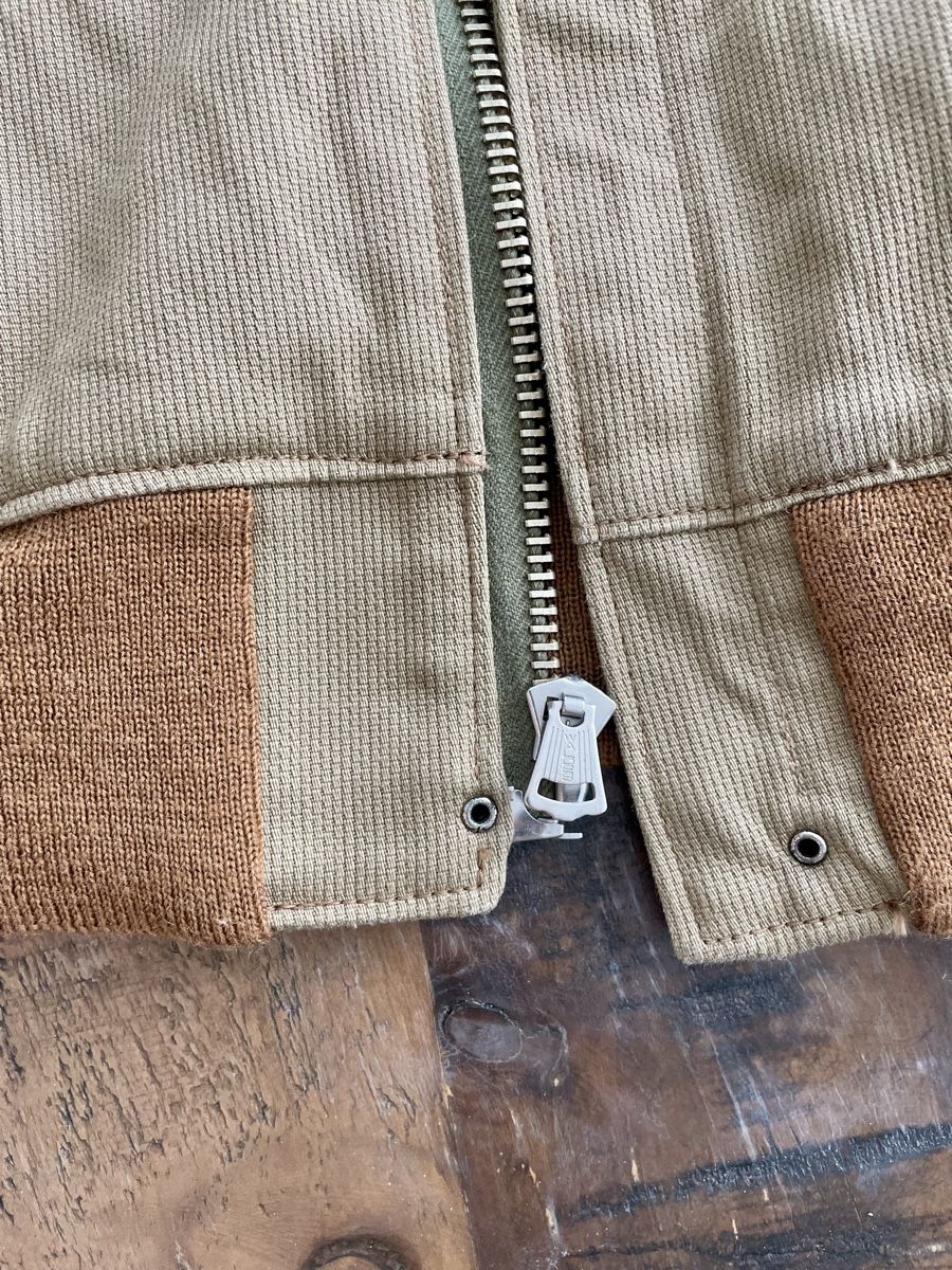 Jacken: John Gluckow Cotton Pique A-2 Bomber Jacket - Large – Gebraucht aus Zürich von Braden 6