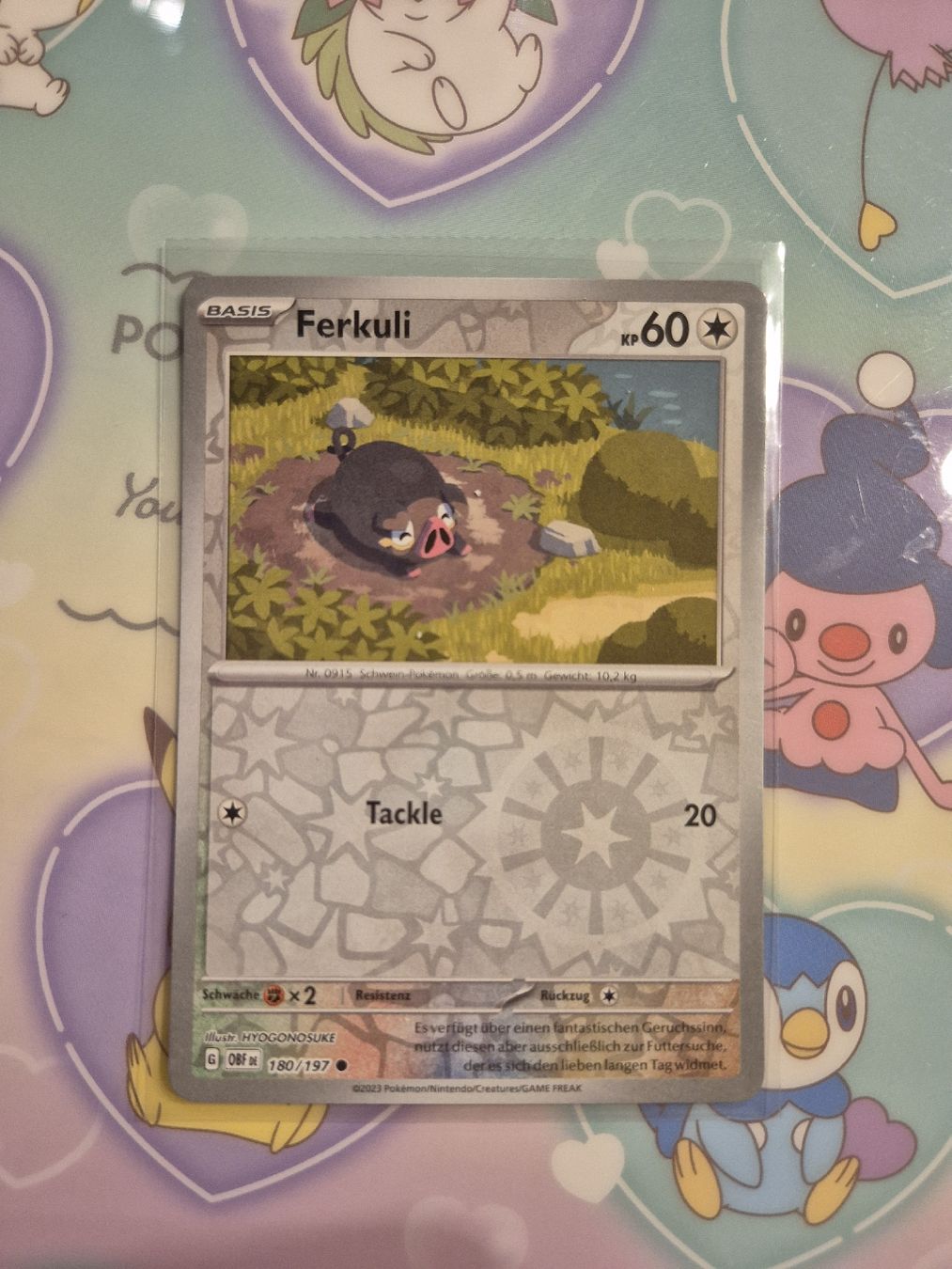 Pokémon Carte collezionabili: Ferkuli Reverse Holo Pokemon OBF 180/197 DE – Nuovo (secondo la descrizione) da Altdorf UR venduto da Josi5588