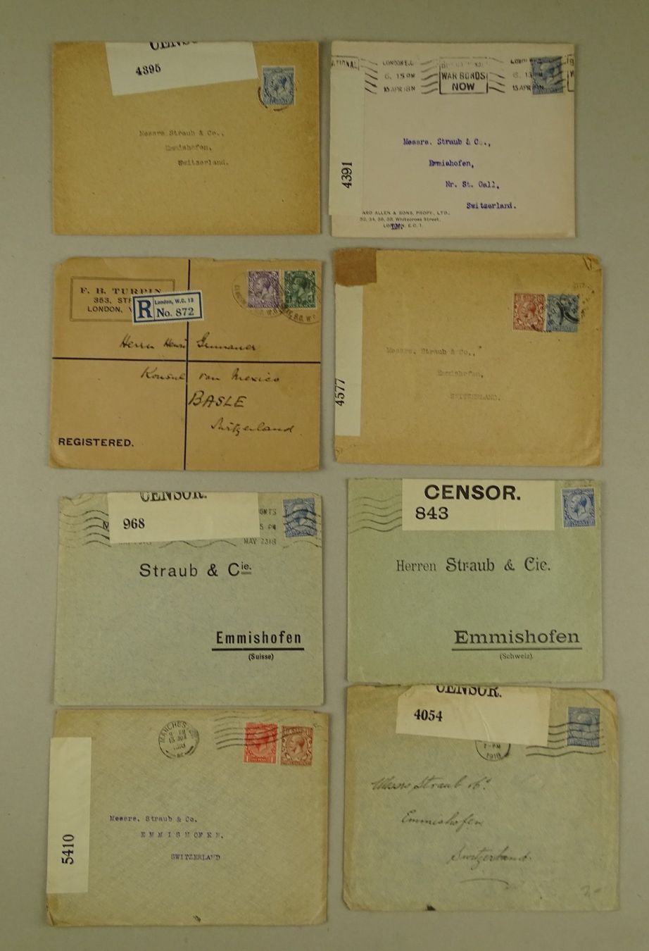 Alle Briefmarken: GREAT BRITAIN, GROSSBRITANNIEN, 39 ÄLTERE BRIEFE/KARTEN – Gebraucht aus Grüningen von Kartensammler 3