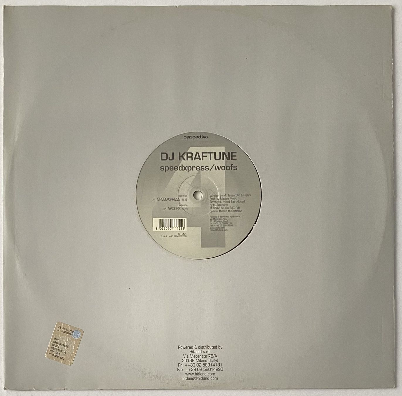 Schallplatten: DJ Kraftune, Speedxpress, Woofs (Techno, Electro) – Gebraucht aus Flums von Empe1
