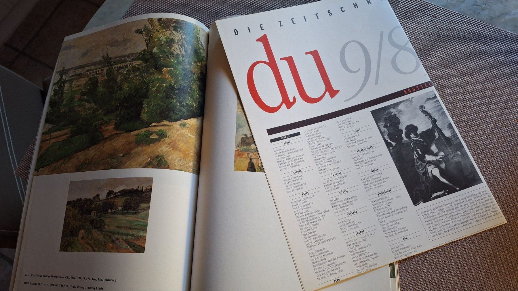 Riviste & Magazine: DU - Heft 9/1989 Paul Césanne - mit Beilage – Usato da Grabserberg venduto da Sahara947 2
