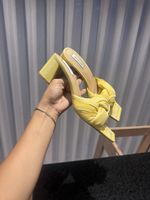 Stradivarius Sandalen Damen gelb Grösse 38 