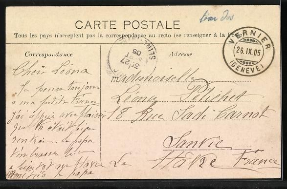 Cartoline postali: AK Geneve, Forces Motrices de Chevres – Usato da Berlin venduto da bartko-reher 1