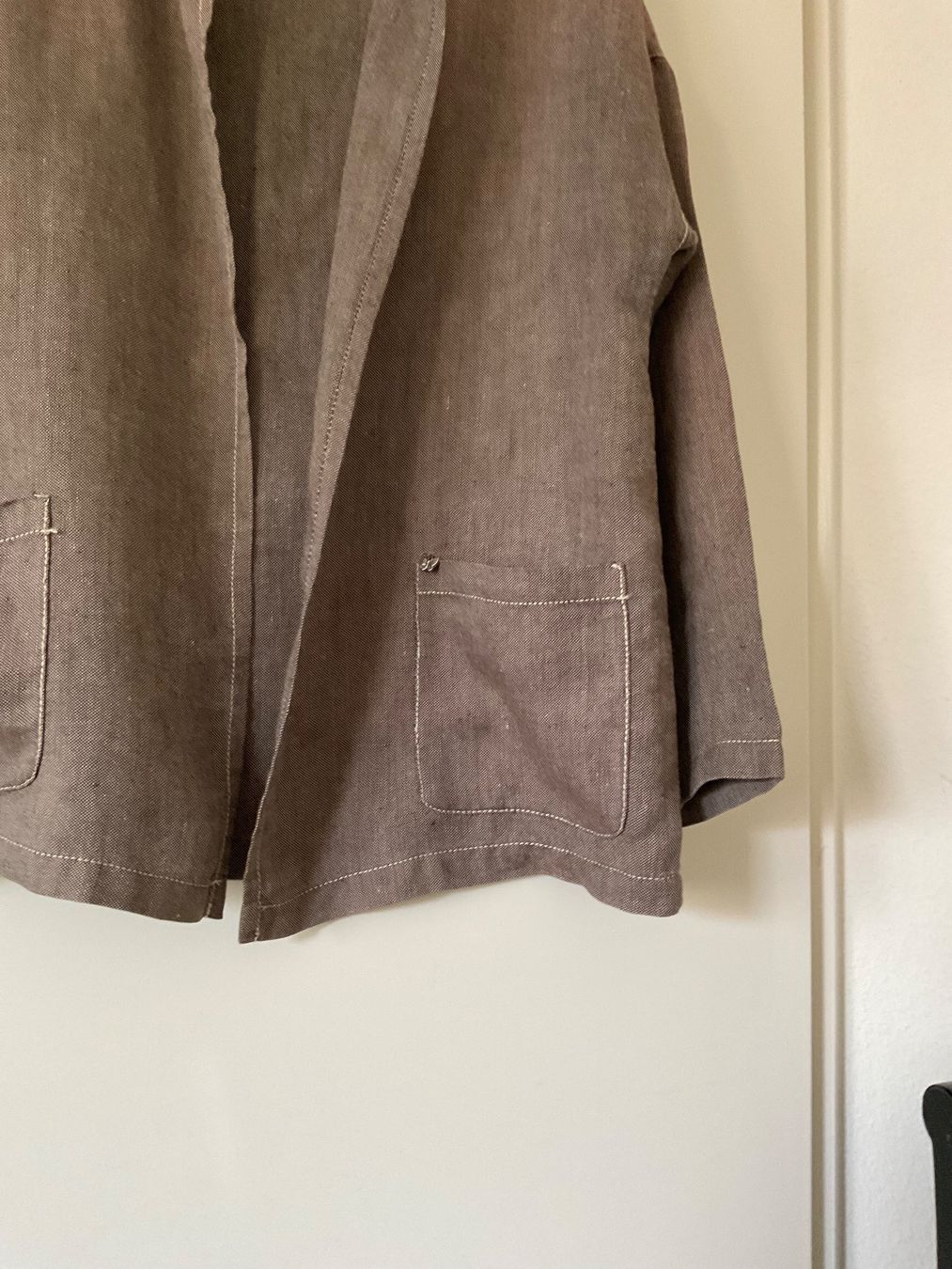 Max Mara Jacken: MAX MARA 100% Leinen oversize Jacke Gr 38 braun – Gebraucht aus Urdorf von alda02 5
