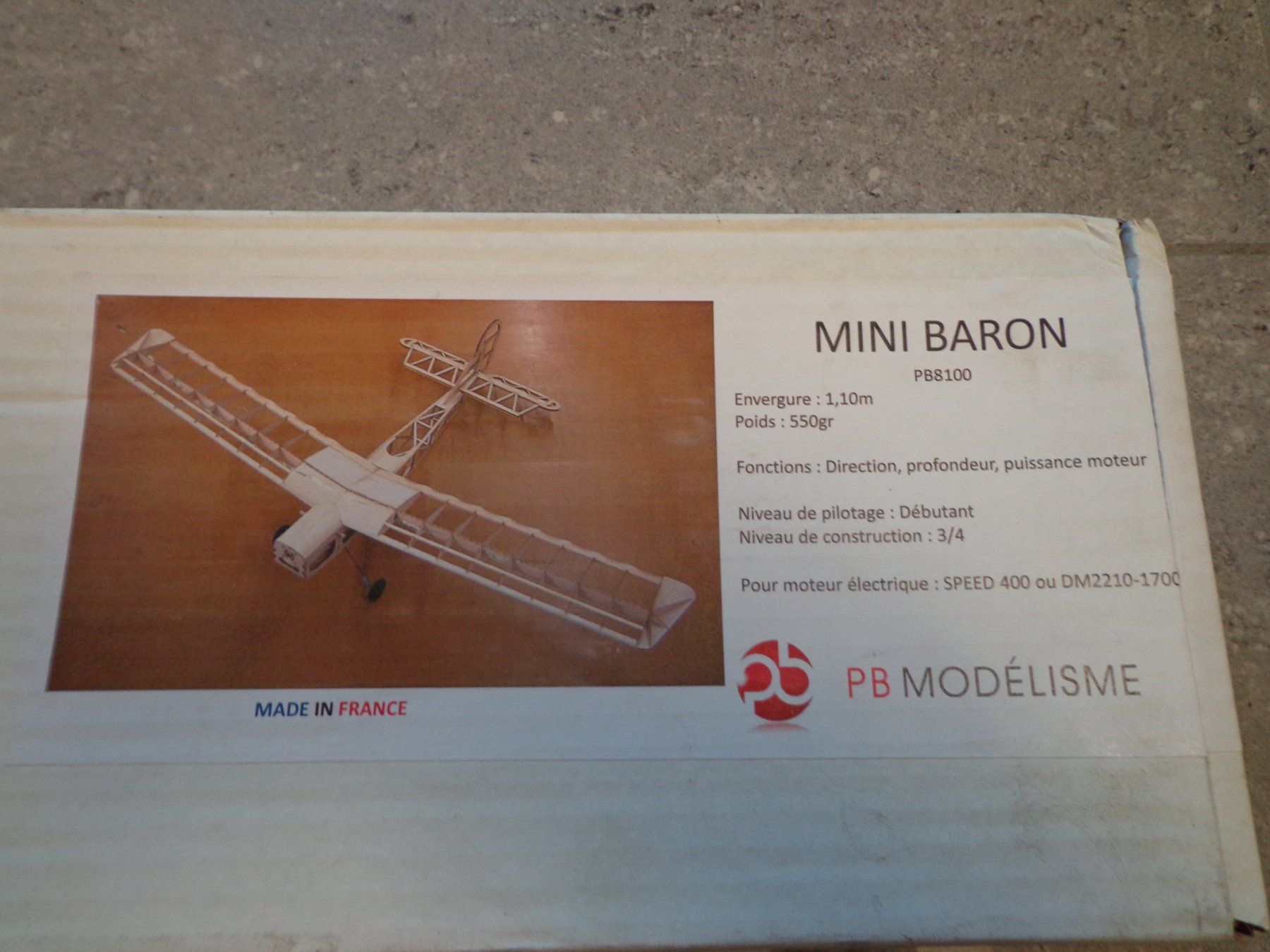 Modellismo RC: Baukasten Mini Baron, spannweite 110cm – Nuovo (secondo la descrizione) da Camorino venduto da Dibi7