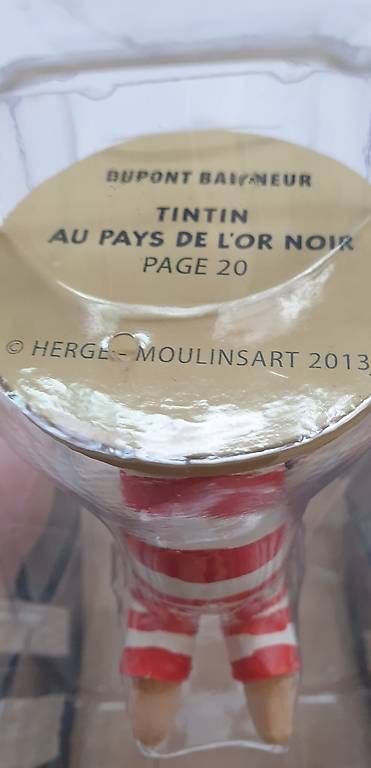 Statuette: Figurine Tintin Dupont – Usato da Moutier venduto da hugo2630 2