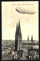 Lübeck, Luftschiff Viktoria Luise über