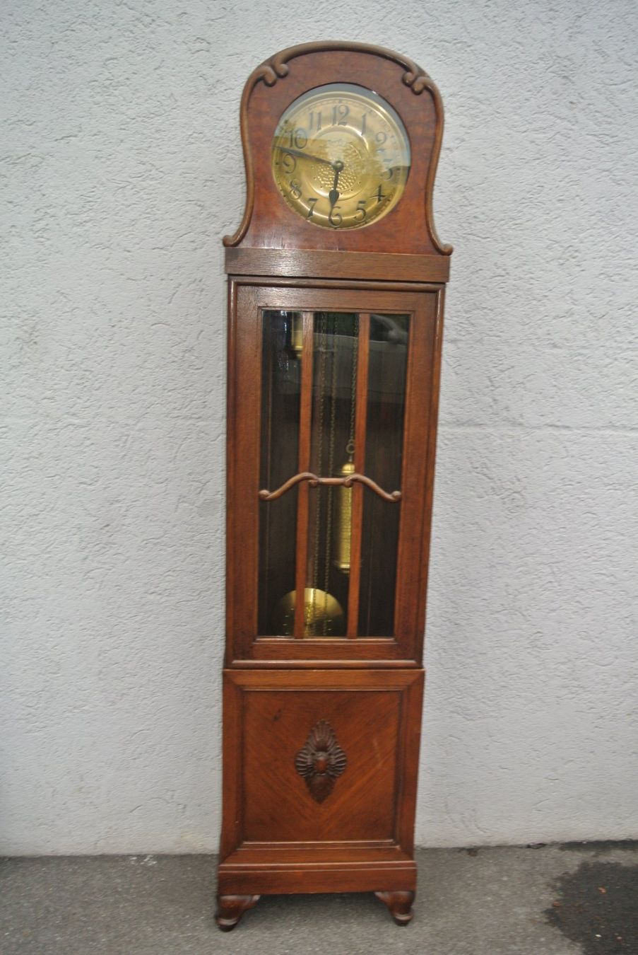 Orologi da terra & Orologi da parete: Antike Standuhr,  Holz, – Usato da Rotkreuz venduto da nigal