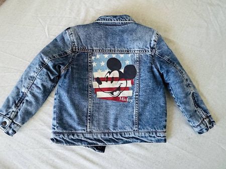 Kinderjacke Jeansjacke Original Marines Mickey Mouse 30-36