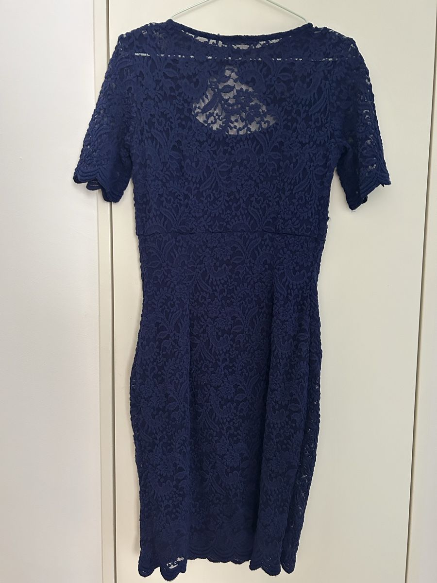 Orsay Vestiti: Kleid dunkelblau Spitze Orsay Gr. S – Usato da Winterthur venduto da Guizza93 2