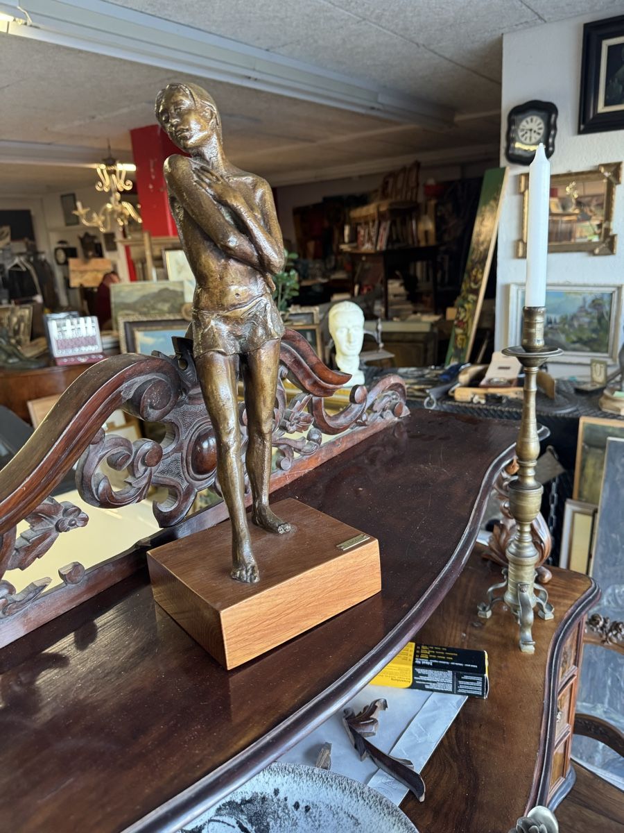 Skulpturen & Statuen: Leonardo Lucchi Skulptur Bronze Original  40 cm  – Gebraucht aus Frasnacht von Kulturpalast 8