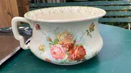 Joli pot de chambre ancien Nachttopf Art Nouveau Jungendstil
