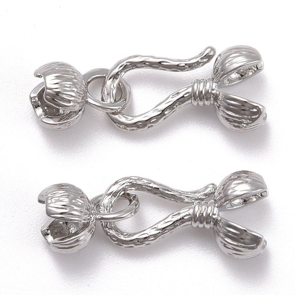 Perle (finte): Verschluss Metall inkl. Endteile 13,5x7mm – Nuovo (secondo la descrizione) da Alpnachstad venduto da perlengaby