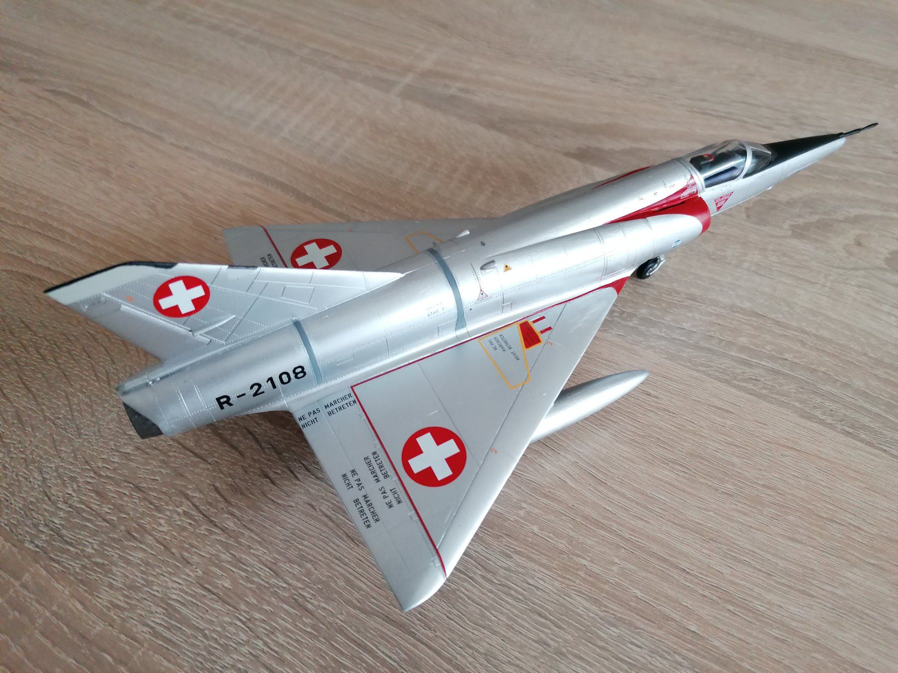 Schweizer Armee Kit di modellismo & Modellini statici: Mirage lllRS  R-2108 (1:48) – Nuovo e nell'imballaggio originale da Brunnen venduto da pepone08 4