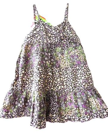 ca. Gr. 80 / 86 Blümchenkleid süss leicht Coton s. Masse
