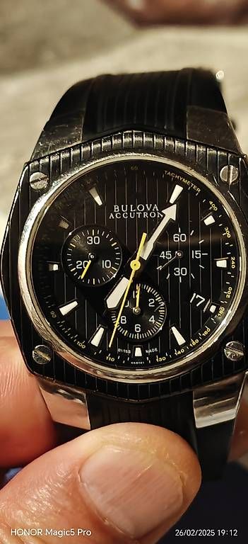 Orologi: Bulova Accutron Saphir Crystal Chonograph – Usato da Roggwil TG venduto da Much58