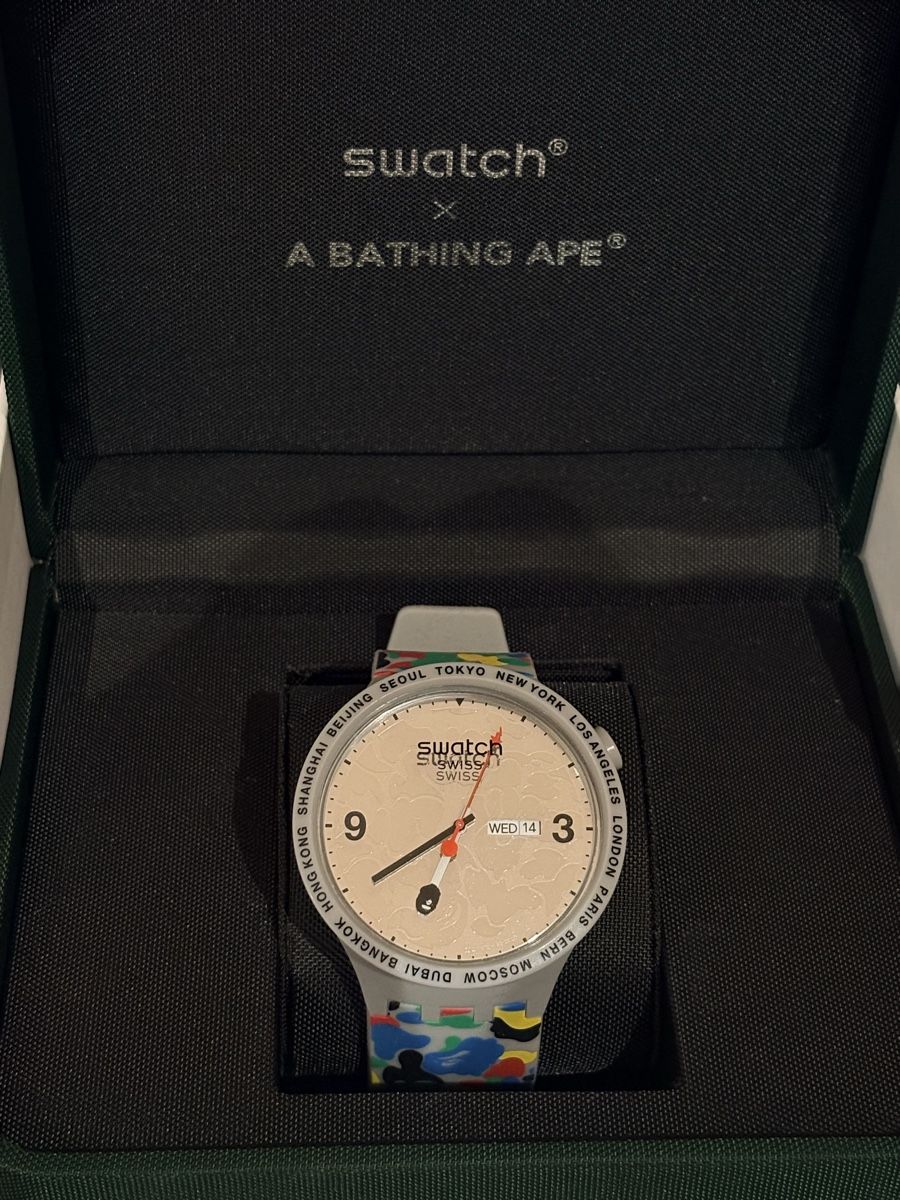 Swatch Uhren: Swatch x BAPE Uhr – Neu (gemäss Beschreibung) aus Lyss von Klfl