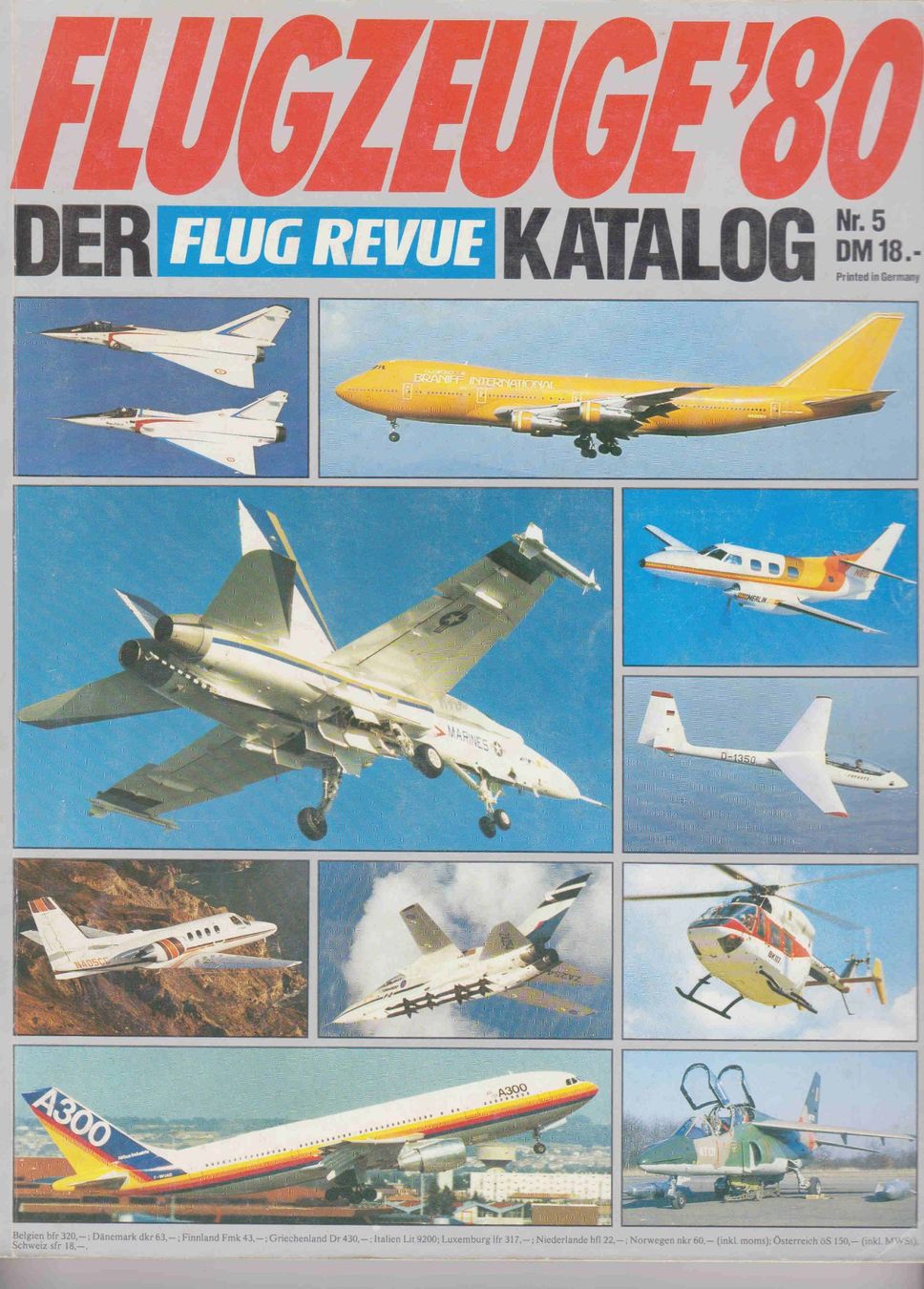 Bücher: Flugzeuge 1980, Katalog – Gebraucht aus Pfäffikon ZH von moswey6