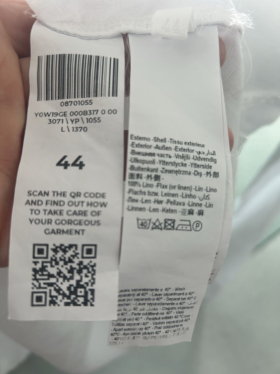 Camicette: 120% LINO Bluse Gr. 38 / Gr. 44 (IT) – Usato da Widen venduto da Ragusa33 3
