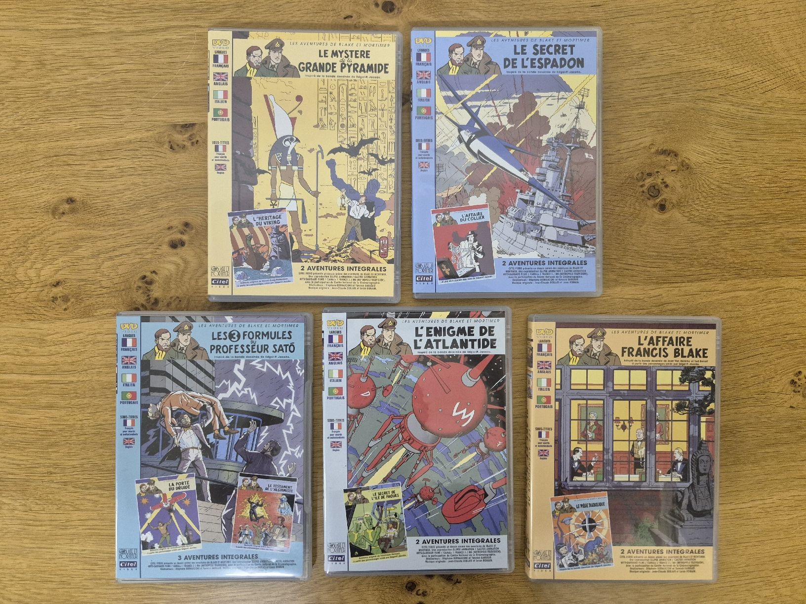Alle DVDs: Blake et Mortimer - lot de 5 DVD  – Gebraucht aus Bogis-Bossey von VNT-GE.ch