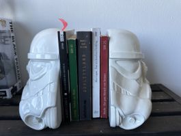 Star Wars Original Stormtrooper Helm Buchstützen, Weiss