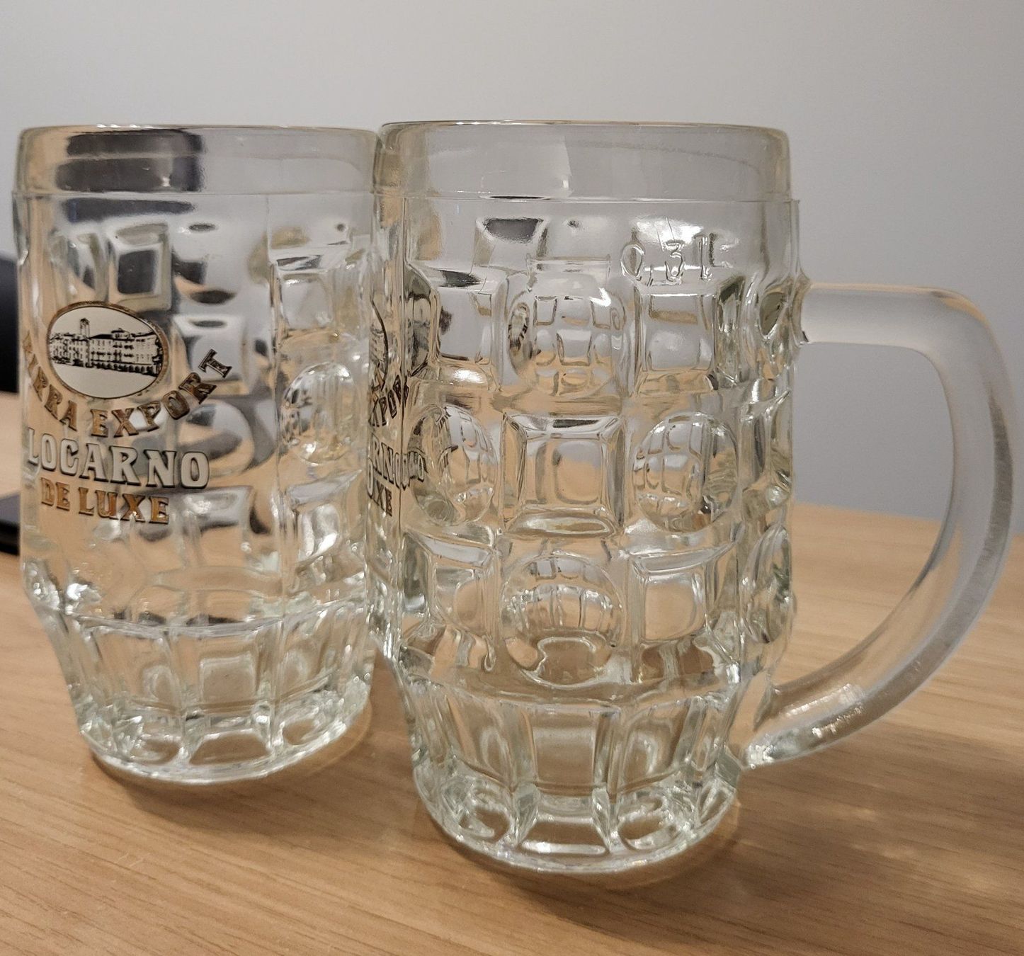 Bicchieri: 2 Bier glas Nazionale 1951 0,3 – Usato da Tenero venduto da Poker80 1