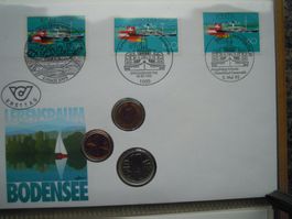 Briefmarken Euregio Bodensee mit Muenzen, Top Zustand! (53)
