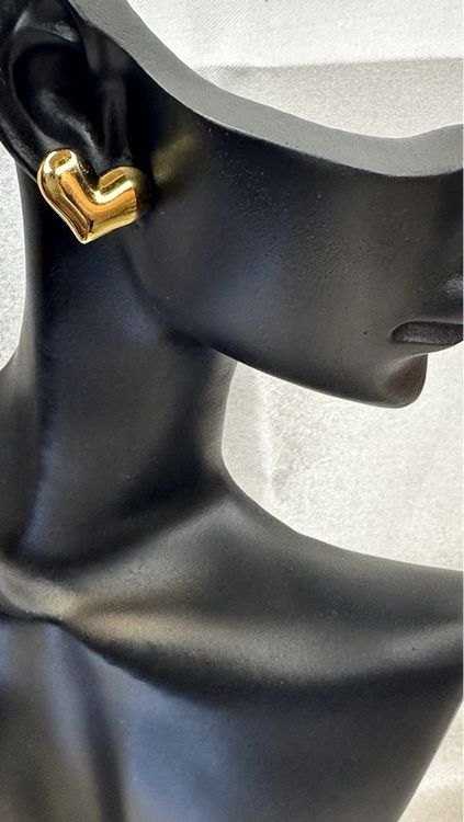 Modeschmuck Damen Ohrring Herzform (stainless steel) Kaufen auf Ricardo